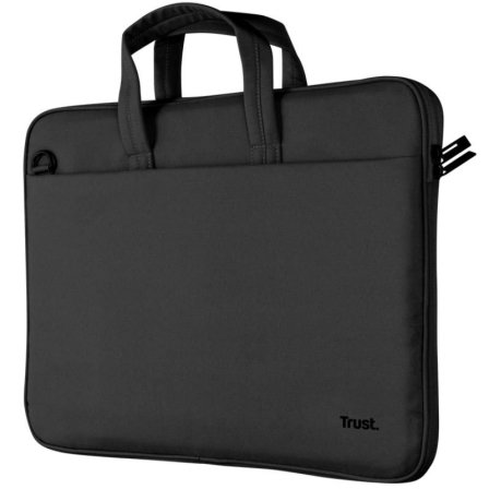 Trust Bolonia Slim Eco - Maletín para Portátil 14" Negro con Compartimento Acolchado Trust Bolonia Slim Eco - Maletín para Portátil 14" Negro con Compartimento Acolchado